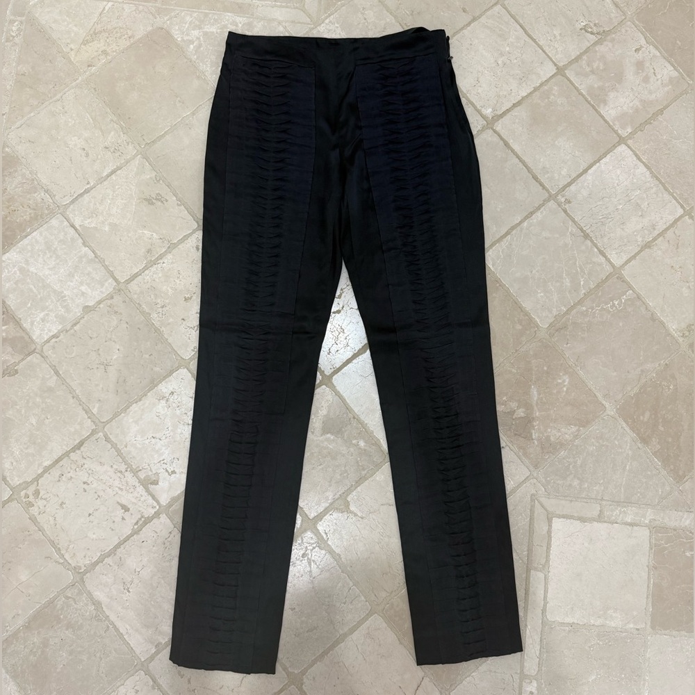 Perfect condition vintage Gucci black sheer pants, mid/low rise size XS
